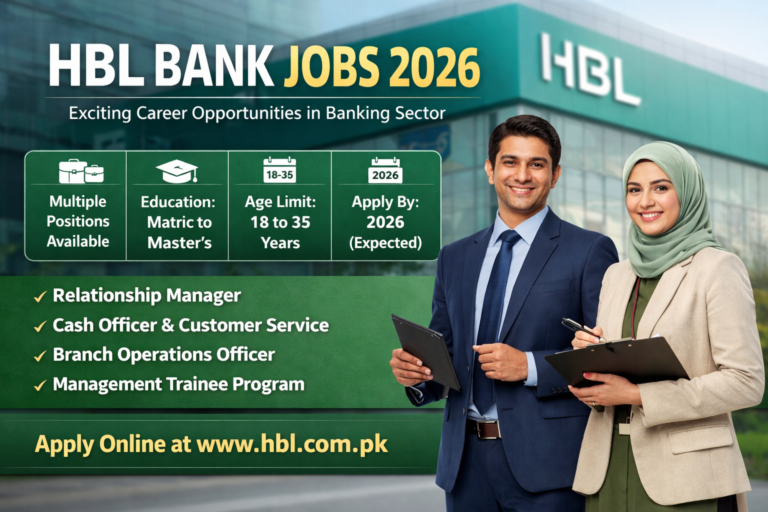 HBL Bank Jobs 2026