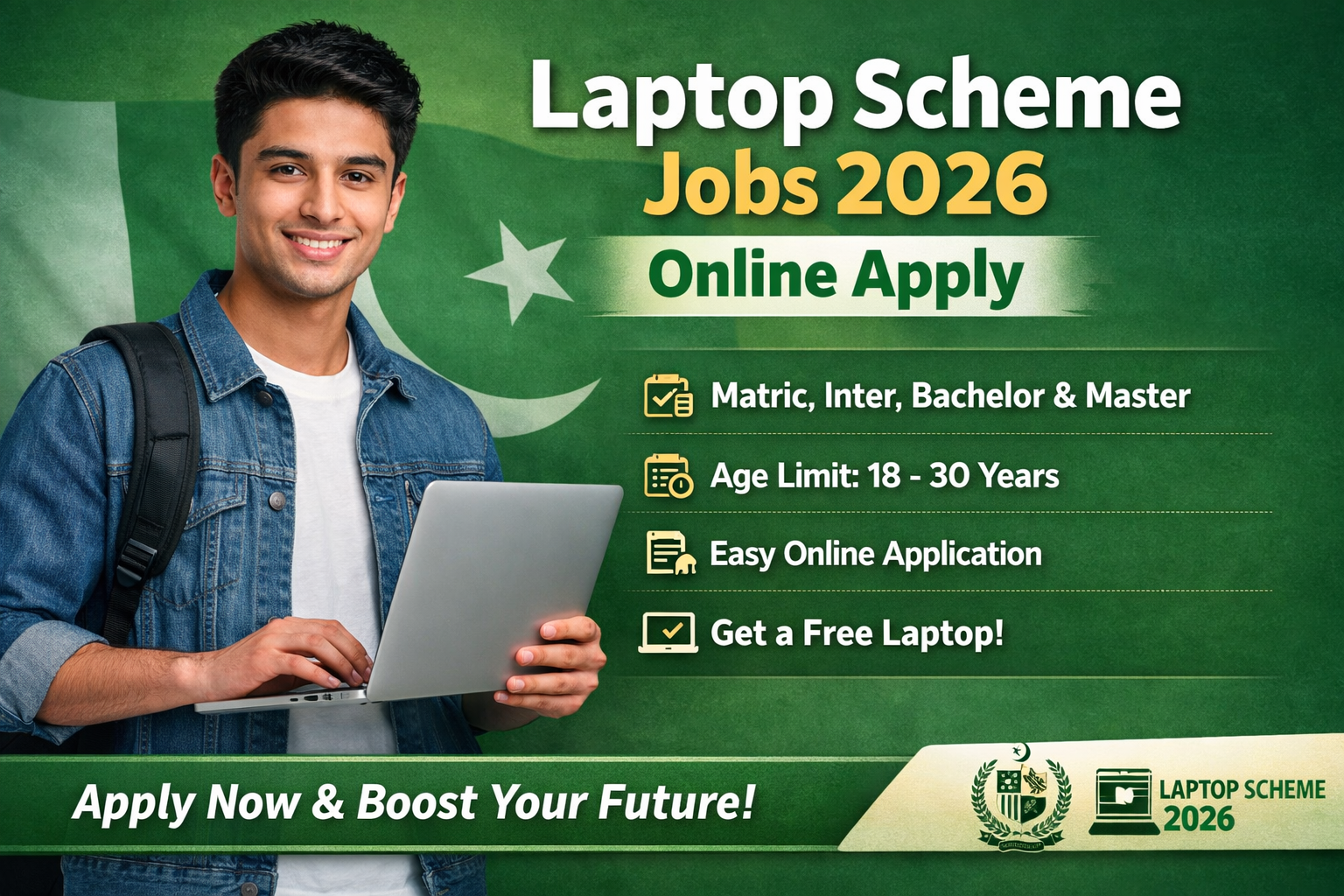 Laptop Scheme Jobs 2026 Online Apply