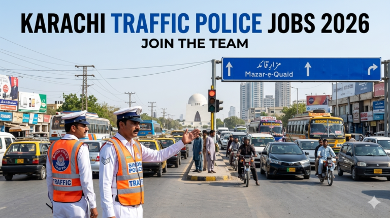 Karachi Traffic Police Jobs 2026