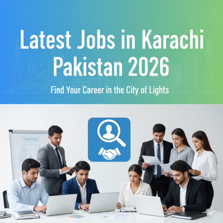 Latest Jobs in Karachi Pakistan