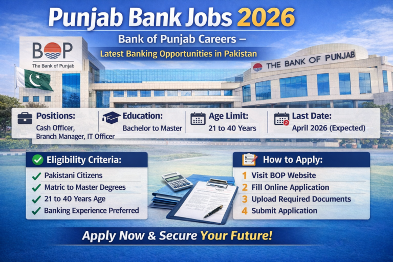 Punjab Bank Jobs 2026