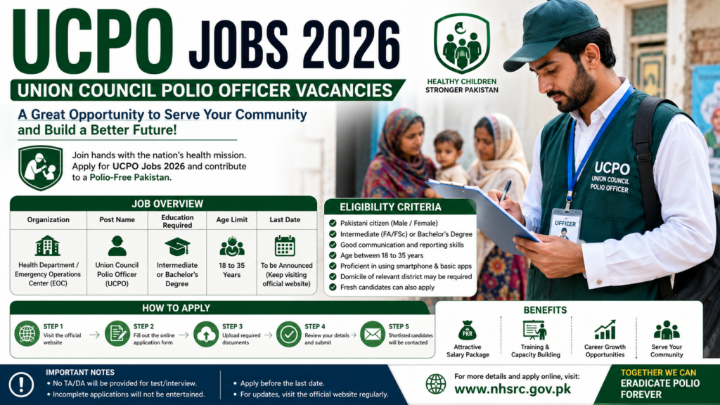 UCPO Jobs 2026
