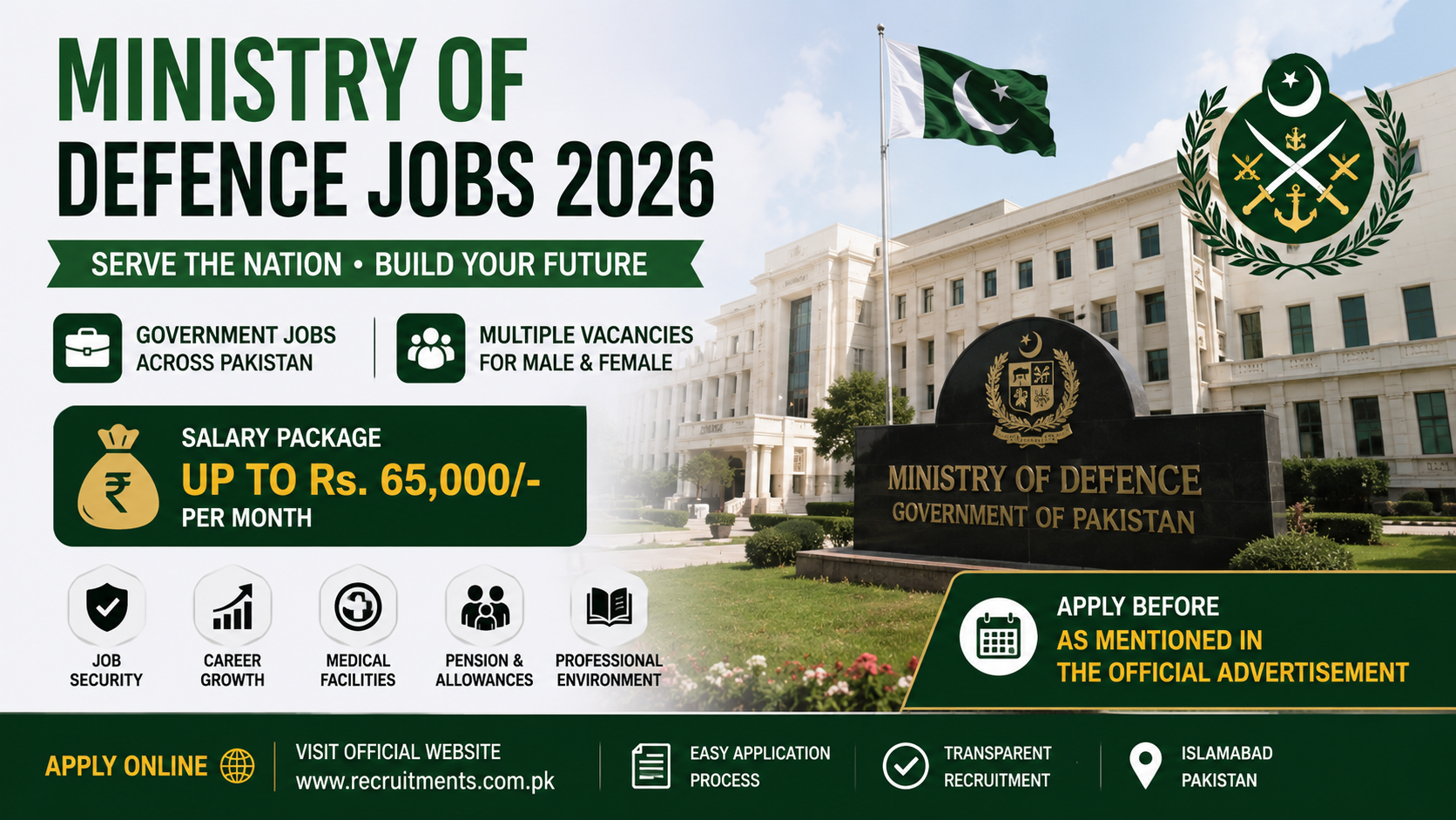 Ministry of Defence Jobs 2026
