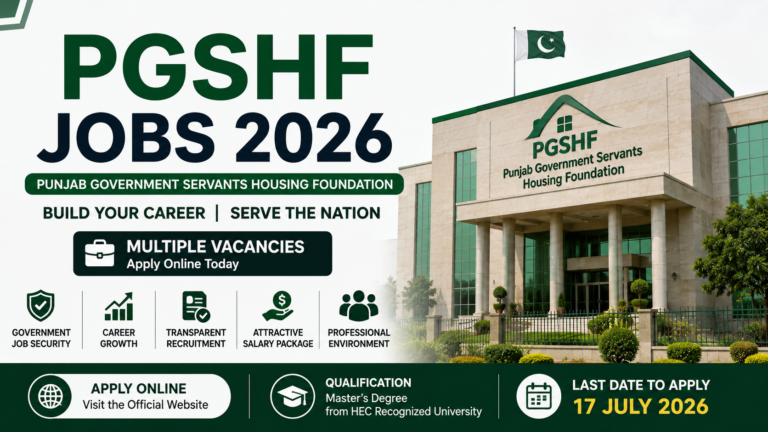 PGSHF Jobs 2026