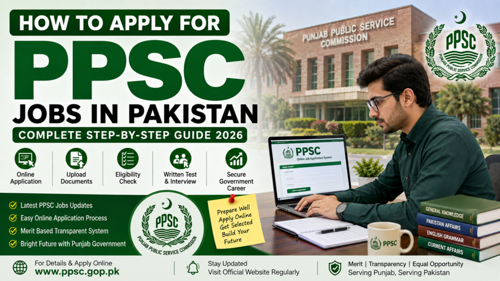 How to Apply For PPSC Jobs in Pakistan