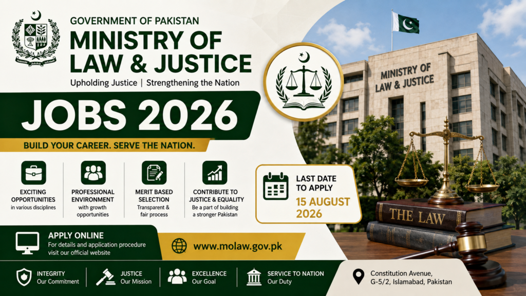 Ministry of Law & Justice Jobs 2026