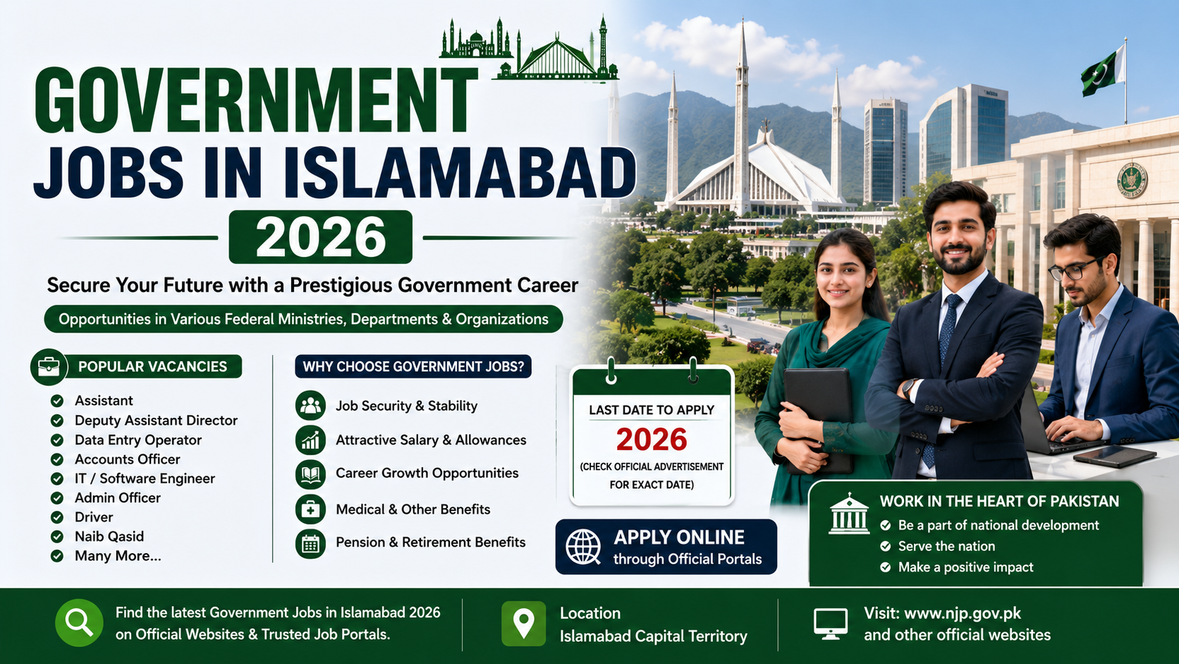 Government Jobs in Islamabad 2026