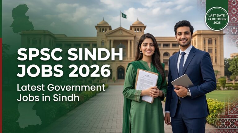 SPSC Sindh Jobs 2026